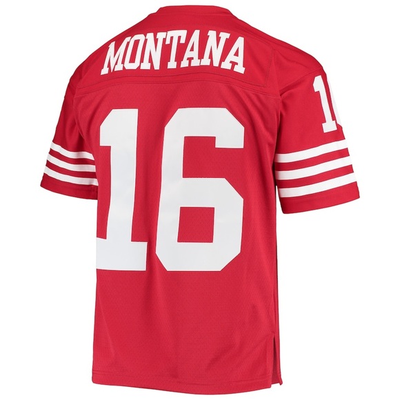 Joe Montana Scarlet San Francisco 49ers 1989 Legacy Player Jersey - Picture 5 of 6